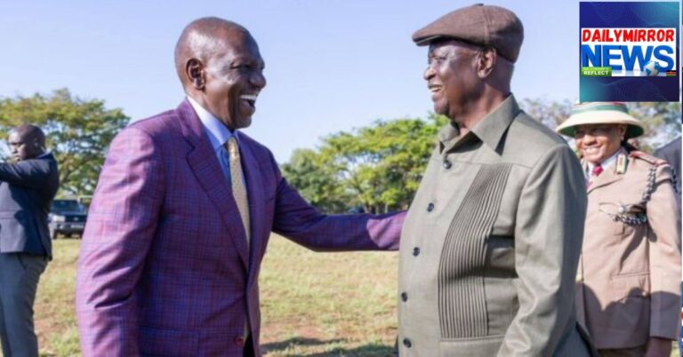 President William Ruto and ODM party leader, Oburu Odinga, in Siaya for a development tour on March 8, 2026
