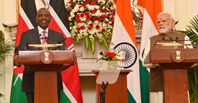 Kenya, India Agree New Trade Pact to Ease Goods Flow in Ksh282 Billion Market President William Ruto during a presser alongside Indian Prime Minister Narendra Modi on December 5, 2023.