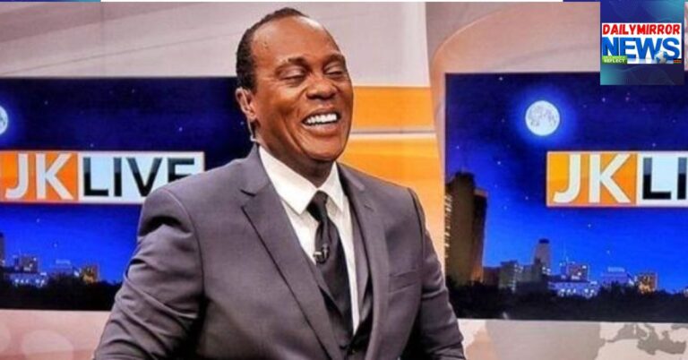 Renowned journalist Jeff Koinange at the Citizen TV studios on May 18, 2022.