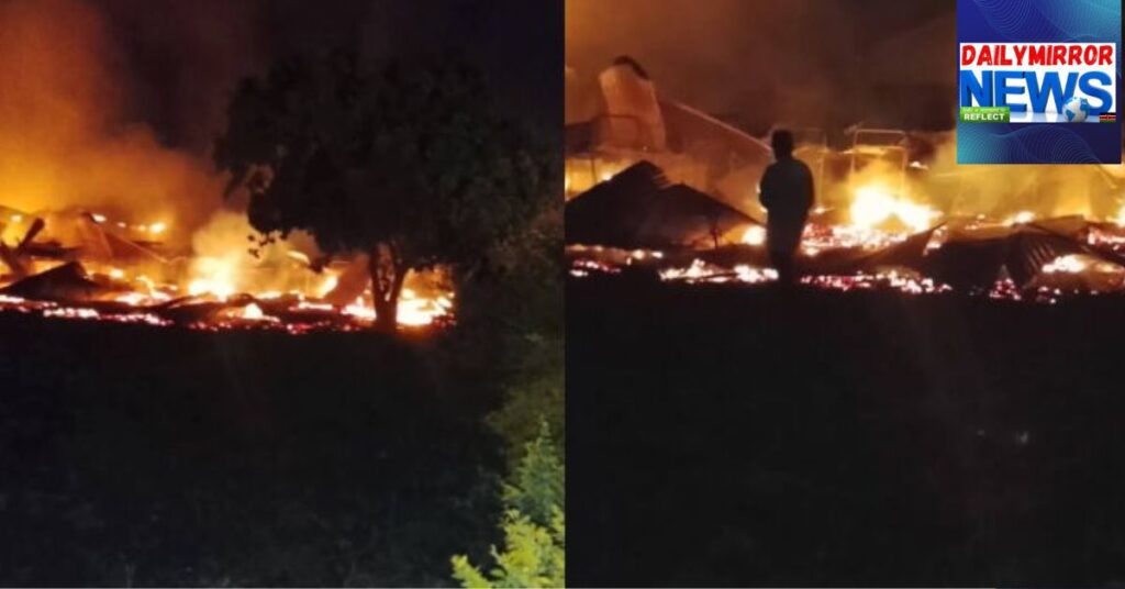Millions in Property Lost as Fire Razes Down Mirithu Girls Dormitory