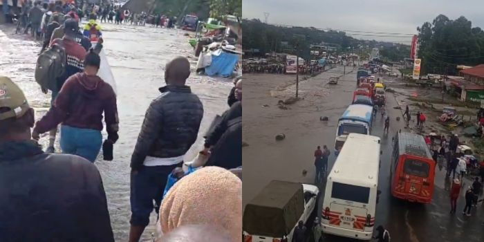 Three Feared Dead as Floods Sweep Away People at Ruai Bypass After Heavy Rains in Nairobi