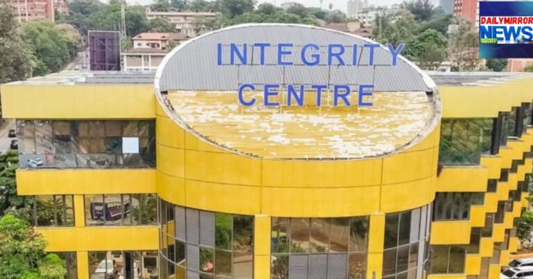 An aerial view of the EACC headquarters at Integrity Centre, located at the Jakaya Kikwete and Valley Road junction in Nairobi.