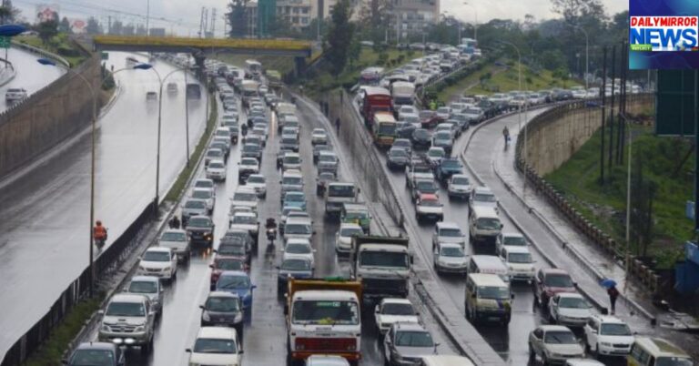 FMAK Demands Audit of Fuel Pricing Formula, Accuses EPRA of Lack of Transparency Cars in traffic on a rainy morning along Thika Super Highway on November 13, 2019.
