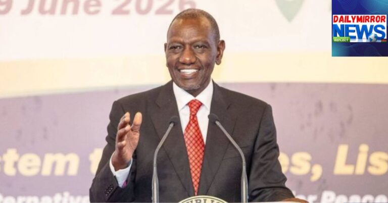 President William Ruto addressing the Third African Chief Justices' Summit on Alternative Dispute Resolution in Nairobi on June 19, 2026.