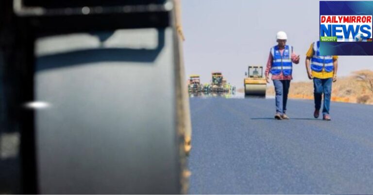 President William Ruto and Deputy Kithure Kindiki inspect the construction of the 750-kilometre Mandera-Isiolo Road at the Kula Mawe-Garbatulla section on February 11, 2026.