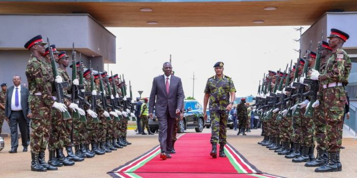 Ruto Announces Major KDF Leadership Changes as Military Promotions and Appointments Take Effect