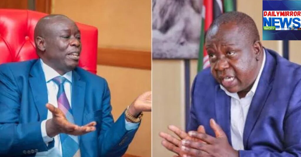 Matiang’i Says Jubilee Officials Who Joined DCP Were Suspended Months Earlier
