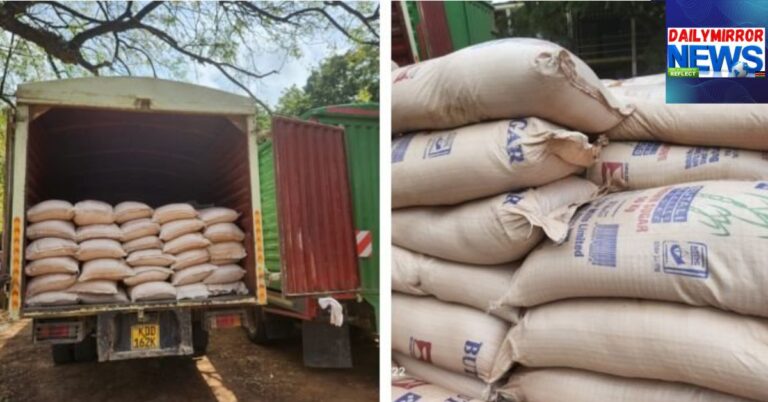 Bags of sugar were seized by the Anti-Counterfeit Authority on Wednesday, August 20.