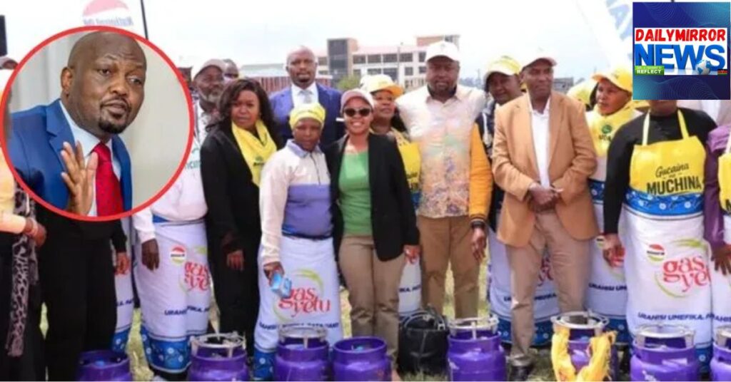 DCP Supporters Forced Road Contractor Out of Ol Kalou, Moses Kuria Claims