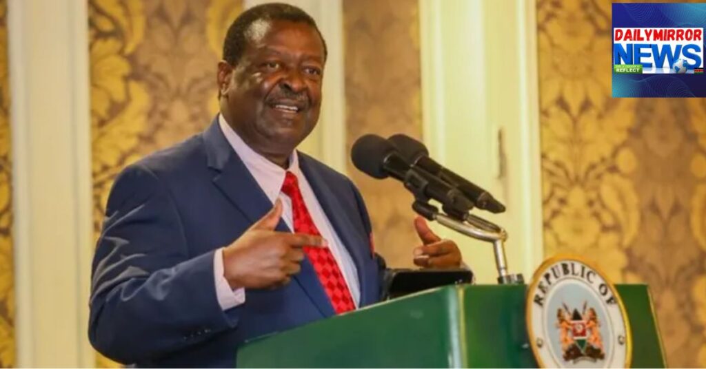 Mudavadi Reveals Western Kenya’s Political Plan Beyond Ruto’s 2027 Re-election