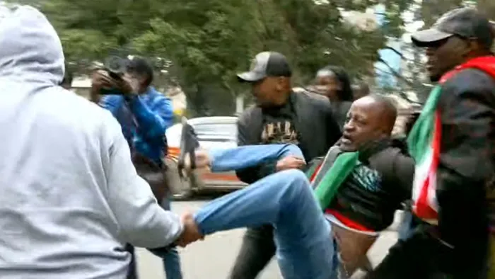 Drama as Activists Protest Outside Jogoo House, Demand IG Kanja’s Resignation
