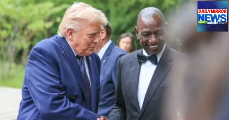 President William Ruto and U.S. President Donald Trump at the G7 summit in Évian, France, June 17, 2026.