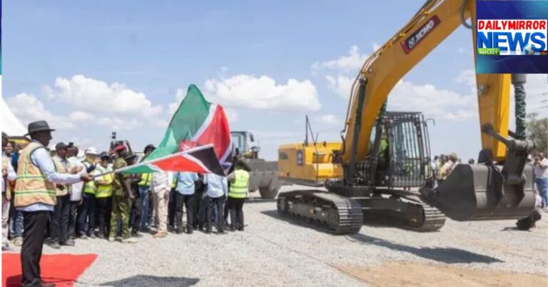 President William Ruto flagging off the Ksh170 billion Rironi-Mau Summit road construction project in Nakuru on Friday, November 28, 2025.