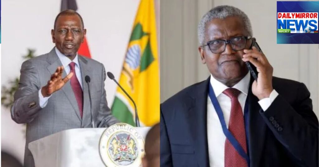 Ruto to Meet Dangote at UNGA Over Ksh2.2 Trillion Lamu Refinery