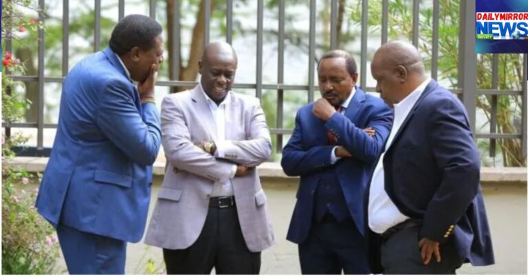 United opposition leaders during a past meeting