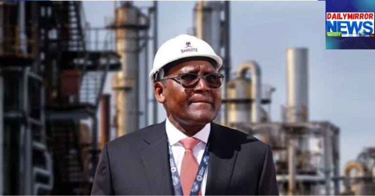 Africa's richest man, Aliko Dangote, at his Nigerian Oil Refinery on June 21, 2025.
