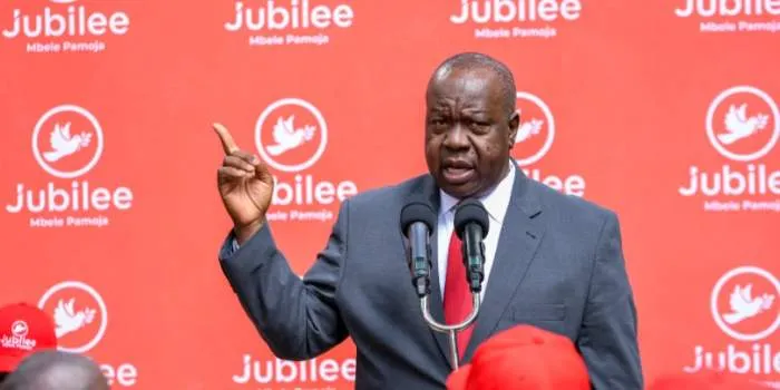 Uhuru Officially Hands Over Jubilee Party to Fred Matiang’i