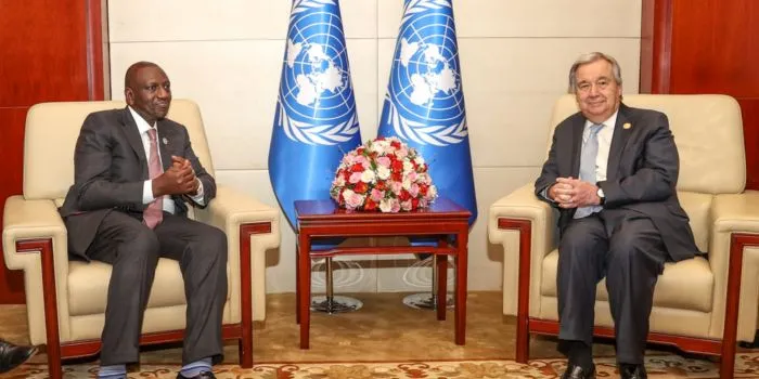 UN Chief Guterres Backs Ruto’s Push for Permanent African Seat at UN Security Council