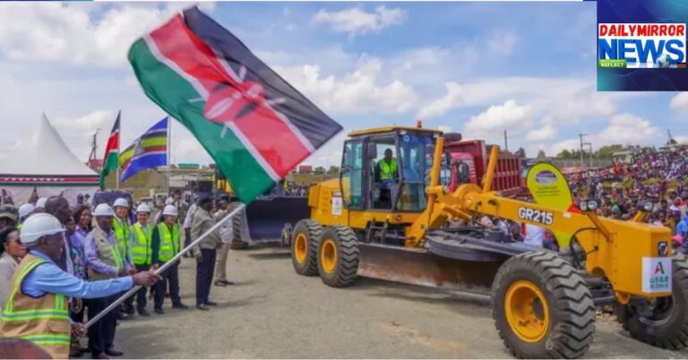 President William Ruto during the launch of the Ksh200 billion project in Nakuru