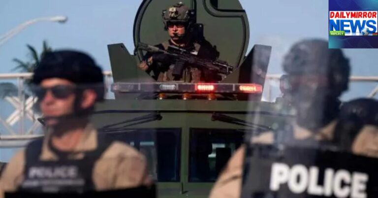 An image of the U.S. police on patrol.