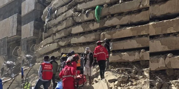 Several Feared Trapped as 18-Storey Building Collapses in Nairobi’s Eastleigh
