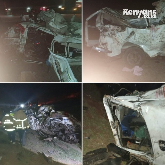 17 Killed, 7 Injured in Multiple Car Collision Along Nairobi-Mombasa Highway