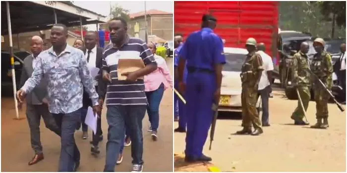 Cleophas Malala, DCP Leaders Teargassed at Kakamega Police Station